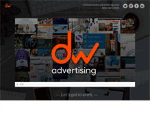 Tablet Screenshot of dw-advertising.com